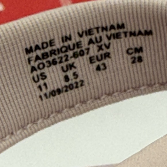 Nike Womens Bella Kai Thong Barely Rose/smoke Grey Size 11 - Picture 9 of 13